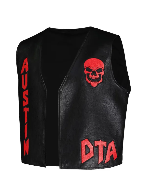 Wwe-Steve-Austin-Dta-Stone-Cold-Black-Lather-Vest.webp Wwe Steve Austin Dta Stone Cold Black Leather Vest - Image 1