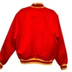 Shop The Atlanta Hawks 90’s Red Bomber Jacket trendy leather jackets
