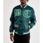 Boston Celtics Mash Up Green Satin Jacket