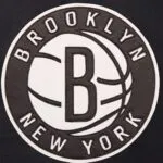 Brooklyn Nets Black And White Varsity Jacket Closeup - TrendY leather Jackets