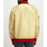 Chicago Bulls Light Weight Gold Satin Jacket - Image 2