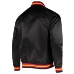Shop The Atlanta Hawks Black Classic Satin Jacket - Trendy Leather Jackets