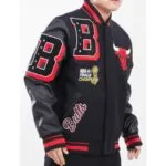 Mashup Chicago Bulls Black Varsity Jacket - Image 3