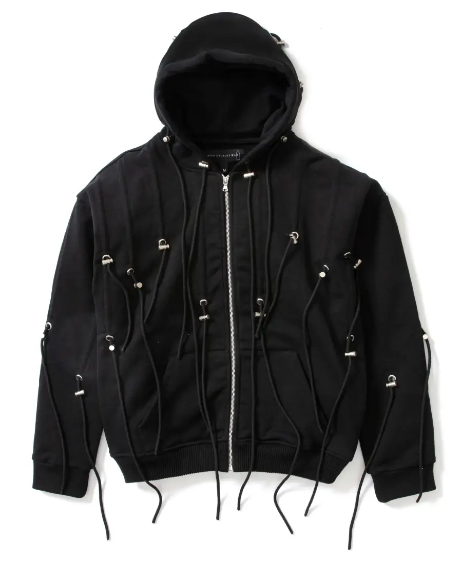 Black String Theory Zip Up Hoodie Black String Theory Zip Up Hoodie
