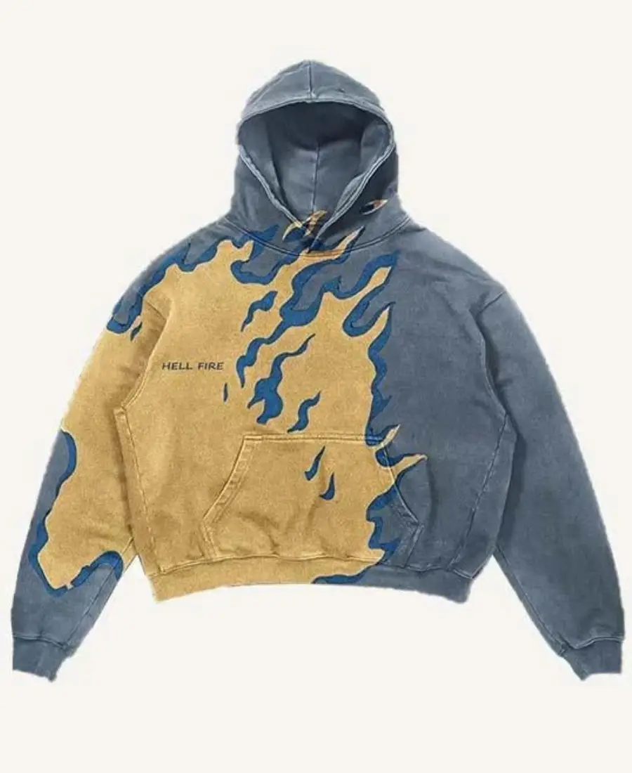 Hell Fire Flame 3D Print Hoodie Hell Fire Flame 3D Print Hoodie