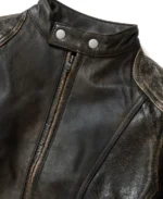 WHO DECIDES WAR SIGNATURE MOTO JACKET Close Up