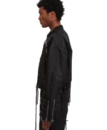 WHO DECIDES WAR Window Moto Jacket Side