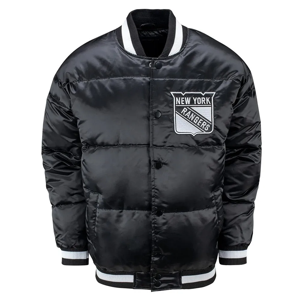 New-York-Rangers-Down-Fill-Puffer-Jacket.jpg Ny Rangers Black Down Fill Puffer Jacket - Image 1