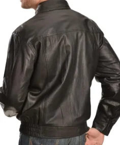 Shop The Men's Vintage Classic Black Leather Jacket