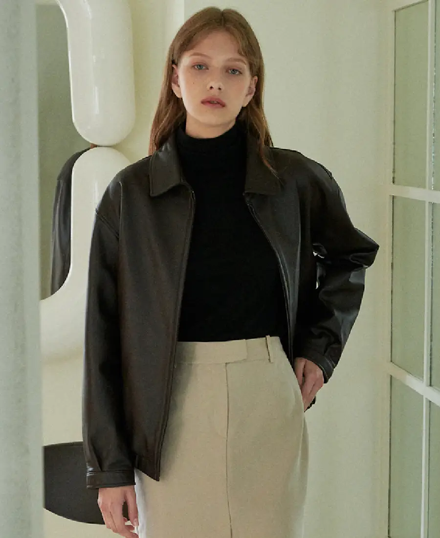 Exclusive Leftseoul Lambskin Leather Jacket Exclusive Leftseoul Lambskin Leather Jacket