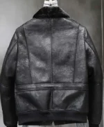 Shop The 2019 Black Shearling Fur Coat Air Force Flight Leather Jacket