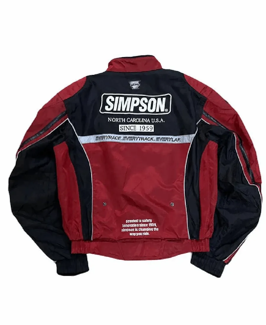 Shop The Vintage Simpson American Motorsport Jacket