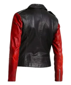 Shop The Women Slim Fit Two-Tone Motorcycle Jacket