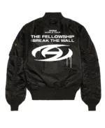 Break The Wall Bomber Jacket Back