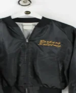 Fila King International Golf Embroidered Black BomberJacket Close