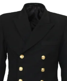 Men's Barathea Reefer Jacket Collar