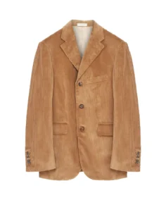 Men's Camel Cord Reefer Jacket