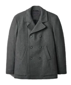 Men's Grey Reefer Jacket