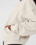 Renown Oversized Varsity Jacket Close