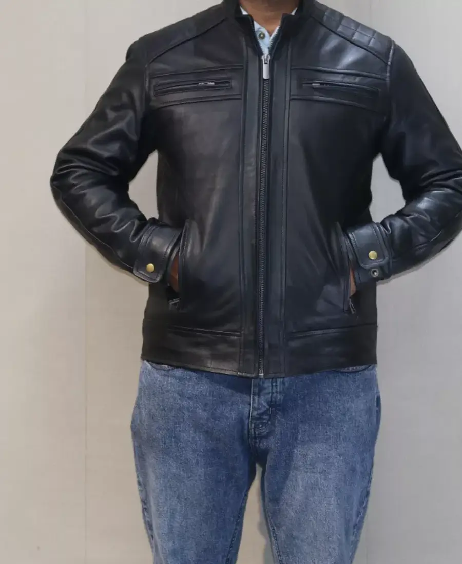 Shop-The-Black-Soft-Lambskin-Leather-Jacket.webp Black Soft Lambskin Leather Jacket - Image 1