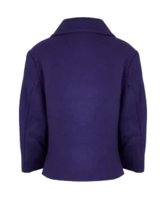 Women's Purple Reefer Jacket Back