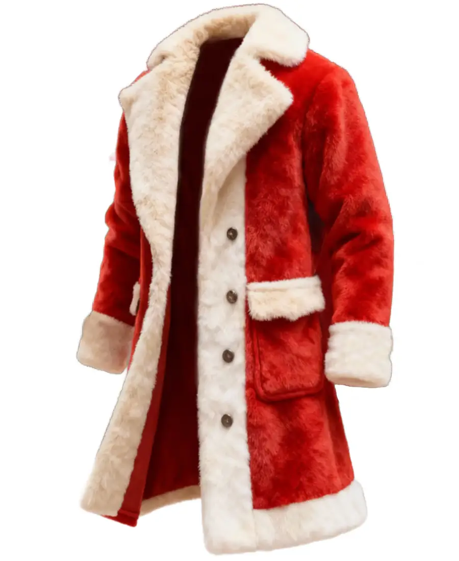 Men'S Christmas Fur Collar Coat Men'S Christmas Fur Collar Coat