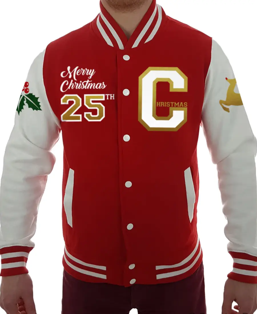Men'S The Ultimate Christmas Varsity Jacket Men'S The Ultimate Christmas Varsity Jacket
