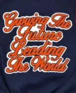 Morgan State Blue_ White Varsity Jacket Back