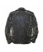 Shop The Men's Punk Studded Black Leather Jacket