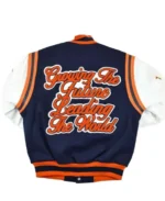 Shop The Morgan State Blue_ White Varsity Jacket