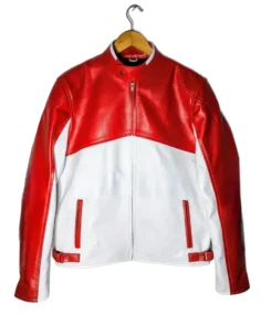 Vintage Retro Handmade Leather Biker Jacket