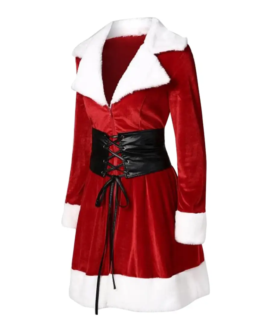 Women'S Christmas Velvet Coat Women'S Christmas Velvet Coat
