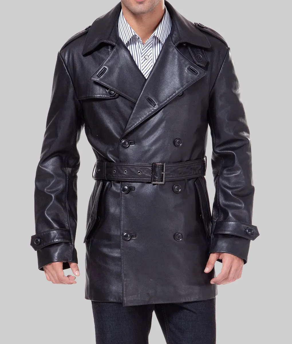 In-The-Hand-Of-Dante-Gerard-Butler-Black-Leather-Coat.webp In The Hand Of Dante Gerard Butler Black Leather Jacket - Image 1