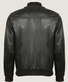 Shop The Men's Classy Black Bomber Leather Jacket - Trendy Leather Jackets