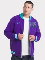 Men's Arizona Diamondbacks Nike Purple Bomber Jacket