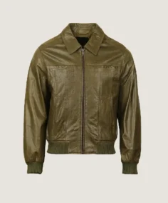 Men's Pilot Leather Bomber Jacket