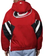 Shop The NHL Carolina Hurricanes Half Zip Jacket - Trendy Leather Jackets