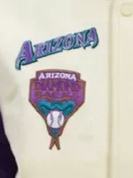 NLB Mashup Arizona Diamondbacks Varsity Jacket Close