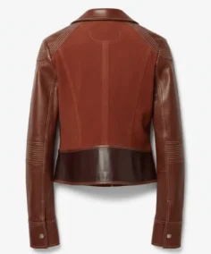 Shop THe Women's Zandita Brown Leather Jacket