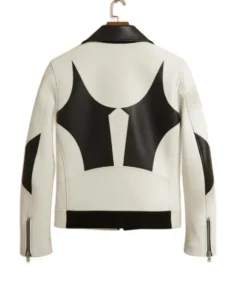 Shop The Geometric Cowhide Leather Biker Jacket