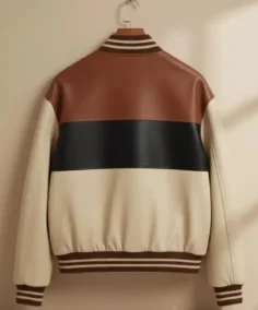 Shop The Men's Brown and Black Cowhide Leather Jacket