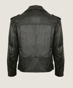Shop The Men Biker Black Leather Jacket