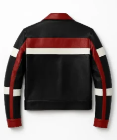 Shop The Men's Tri-Color Leather Moto Jacket