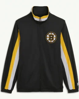 NHL Boston Bruins Track Jacket - Trendy Leather Jackets