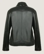 Shop The Women's Classic Shirt Style Black Leather Jacket