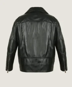 Shop The Women's Oversized Biker Leather Jacket