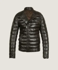 Women's Quilted Biker Leather Jacket