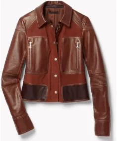 Women's Zandita Brown Leather Jacket