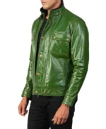 Darren Green Biker Leather Jacket - Image 4