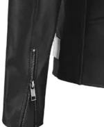 Men's Monza Biker Leather Jacket Sleeves